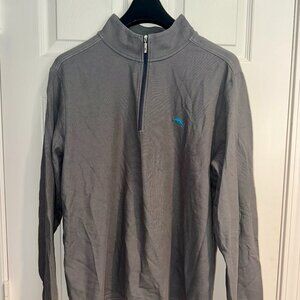 Tommy Bahama Emfielder IslandZone® Half-Zip Pullover – Men’s XL – Grey